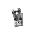 Bimini Deck Hinge - Angled - Stainless Steel