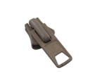 Zipper Sliders YKK #10 Metal Vislon Locking - Single Pull - Beige