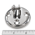 Universal Stainless Steel Deck Hinge - 3 Hole