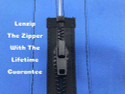 Lenzip #10 Double Plastic Locking Zipper Pull Separating Zipper - Includes 2 Stainless Steel Zipper Stops