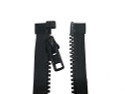 Lenzip #10 Separating Zipper for Canvas - Heavy Duty Cut to Length w/Double Metal Locking Zipper Pull - Includes 2 Stainless Steel Zipper Bottom Stop