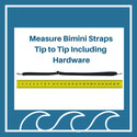 Boat Canopy Straps Double Snap Hooks - 2 Pk