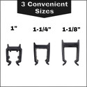 Square Pontoon Tubing Clips w/Rivet