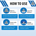 EZ-Xtend Twist-Lock Fastener - how to