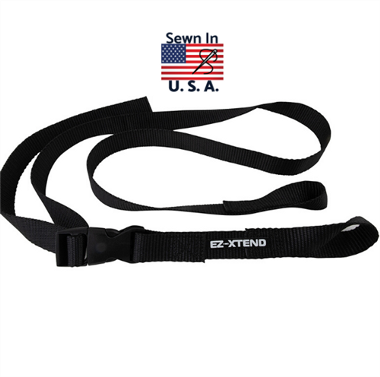 EZ-Xtend Boat Ladder Strap for Pontoon Ladder Strap or Door Strap -  Stainless Steel Snap and All Stainless Steel Screw Stud Included