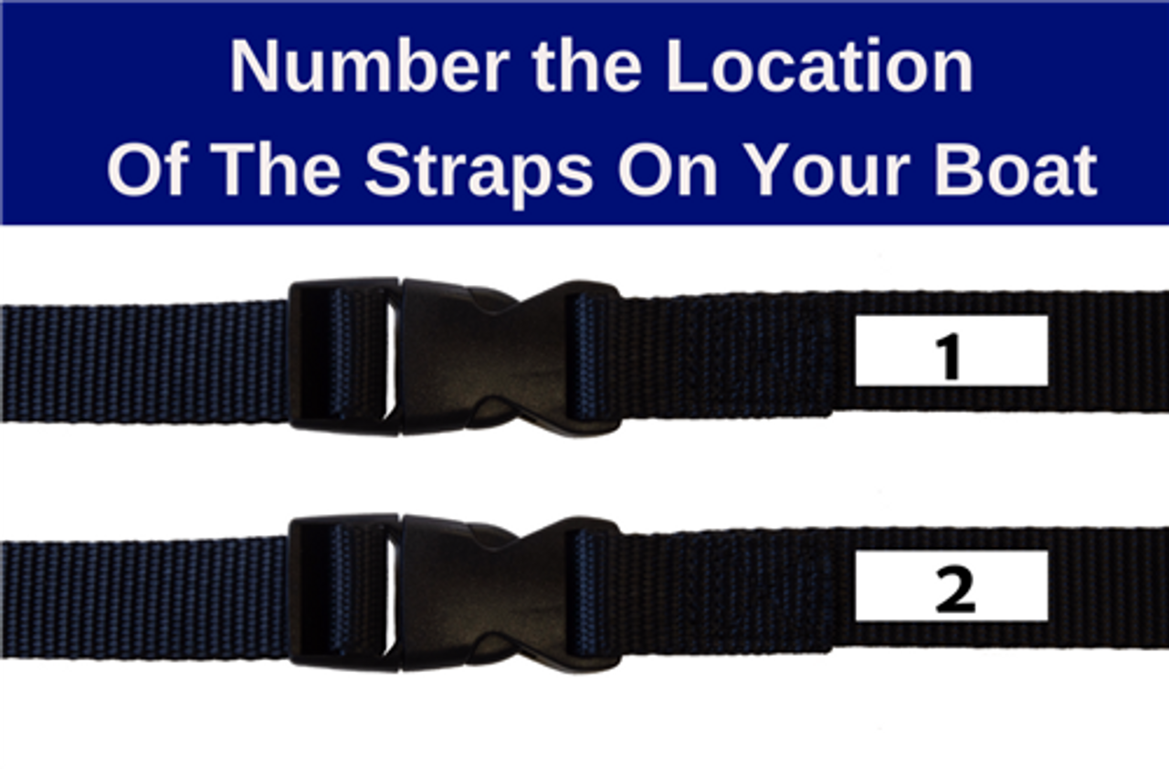 Icover Boat Cover Tie Down Straps Adjustable Quick Release Tightening Straps 67 inch(5’ ft 7in) Long x 1” Wide, Male+Loop, 6 Packs, IBCA0003