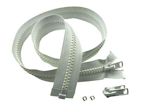 10 Zipper Lenzip Separating Zipper -Dbl Metal Locking Pull