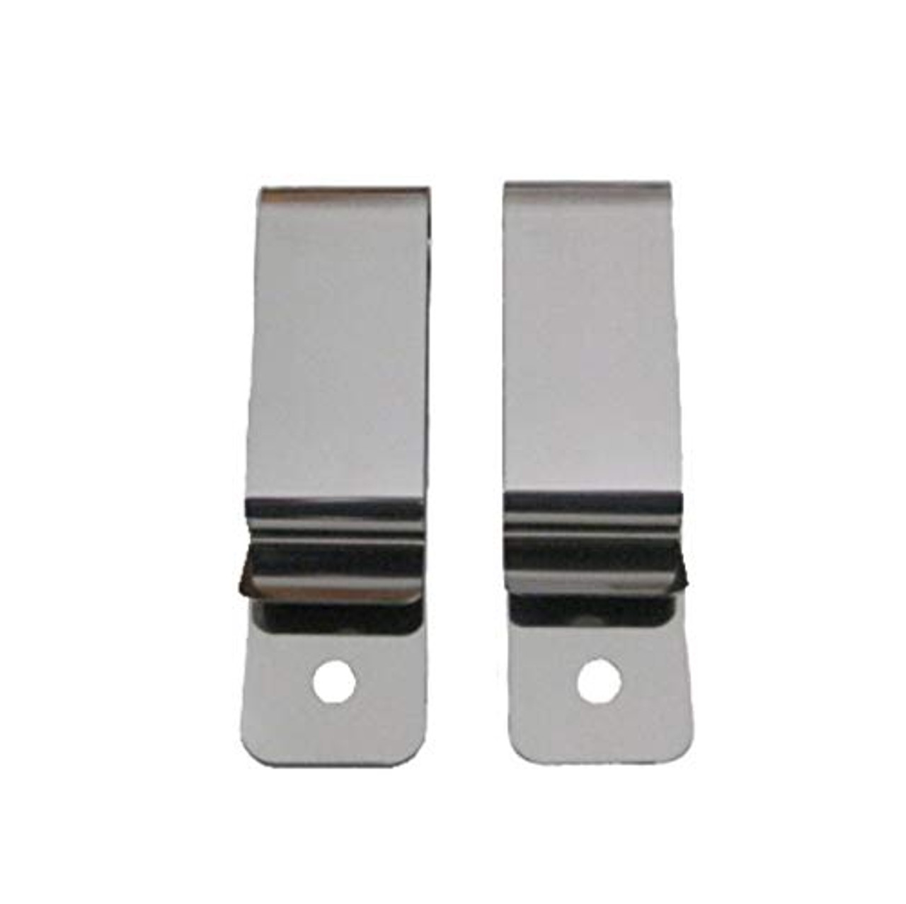 Set Of 6 Metal Belt Holster Clip Black Colour Diy Knife Leather