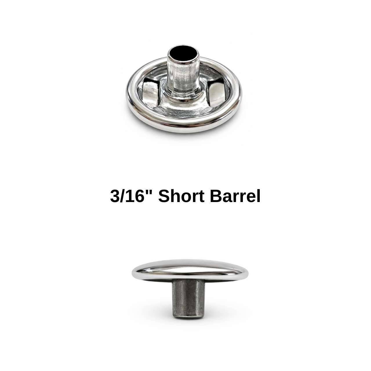 Stainless Steel Button Cap - Snap Fasteners