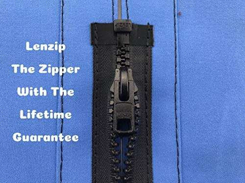 Lenzip #10 Separating Marine Zipper -Dbl Metal Locking Pull