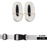 EZ-Xtend Sail Ties Marine With Quick Release Buckles Adjustable Heavy Duty 1" Polyester Webbing - Pk of 2