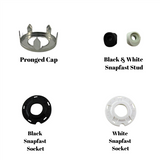 Snapfast Fasteners - Each Item Sold in Packages of 5 - See Drop Down Menu to Choose Item