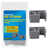 EZ-Xtend Boat Top Side Curtain Double Spacer Pole Clip Holder 7/8" - Nylon Gray - Sold as Pair EZ-Xtend Boat Top Side Curtain Double Spacer Pole Clip Holder 7/8" - Nylon Gray - Sold as Pair