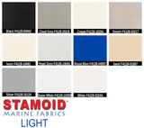 Stamoid Light Marine Fabric swatches