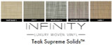Infinity Luxury Woven Vinyl Flooring - HD Thickness - Teak Supreme Solids