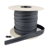 Lenzip Zipper Chain #8 Continuous - Black