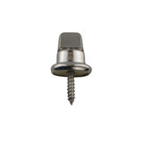 DOT® Single Screw Twist Lock Fastener Screw Stud 5/8" Nickel Plated Brass