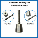 Grommet Hole Cutter and Setting Die Installation Tools by C.S. Osborne