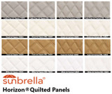 Sunbrella HORIZON CAPRICCIO Diamond Quilted Marine Vinyl Panels Sunbrella HORIZON CAPRICCIO Diamond Quilted Marine Vinyl Panels