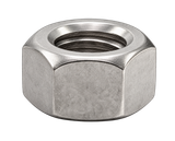 Nuts - Hex Finish 304 1/4"x20 (7/16" Flats x 7/32"Thick)