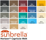 Sunbrella® HORIZON CAPRICCIO 5/8" Welt 508 Yard Roll
