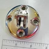 Universal Deck hinge - 4 hole - Stainless Steel