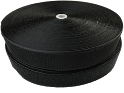 Polyester Sew on Velcro - Black