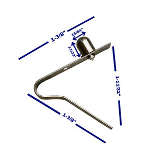 EZ-Xtend Snap Button - Used for Locking Sliding Bimini Top Support Poles - Stainless Steel - 6mm OR 1/4"