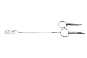Quick Release DCAMS Pin with or without Cable Tab and Lanyard