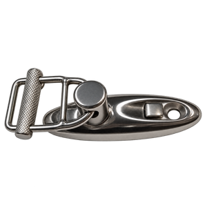 Webbing Adjuster Deck Mount - Stainless Steel