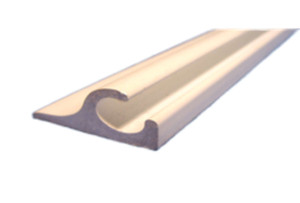 PVC Track Molding - Sold in Pack of 2 - 4 ft Pieces
