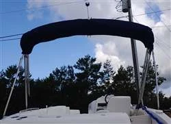 Bimini Top Boot Cover With Light Hole Cutout