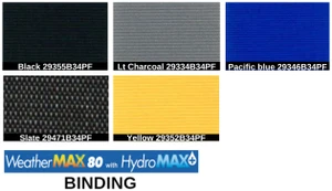 Weathermax 80 Binding 3/4" Double Fold - 1 spool of 100 yds