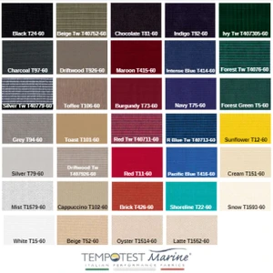 Tempotest Marine Solid Fabrics 60"