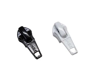 Zipper Sliders Lenzip or YKK Vislon #5 Metal or Plastic Locking - Single Pull