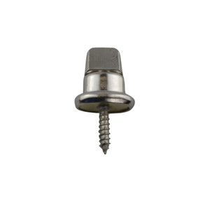 DOT® Single Screw Twist Lock Fastener Screw Stud 5/8" Nickel Plated Brass