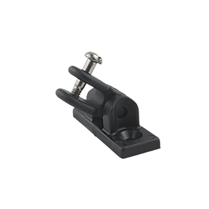 Deck Hinge Universal Black Nylon - Swivel - Displaying angle to left