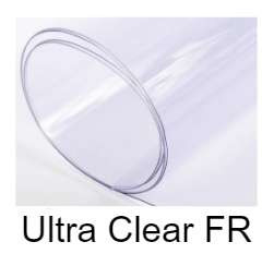 ULTRA CLEAR Fire Retardant Polished Vinyl Window Material By the Yard