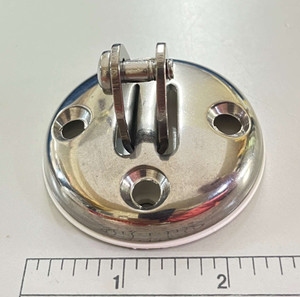 Universal Stainless Steel Deck Hinge - 3 Hole