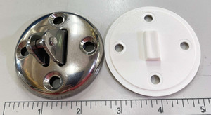Universal Deck Hinge - 4 Hole - Stainless Steel