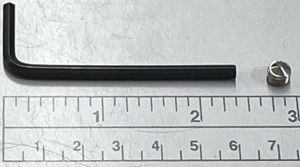 Hex Key With 6 Set Screws Stainless Steel