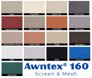 Awntex® 160 Screen and Mesh 60"