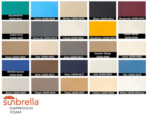 Sunbrella HORIZON CAPRICCIO FOAM BACK Marine Vinyl 54"