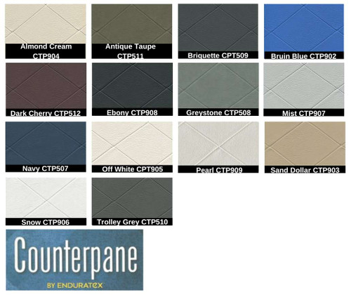 Enduratex Marine Upholstery Vinyl - Counterpane Collection
