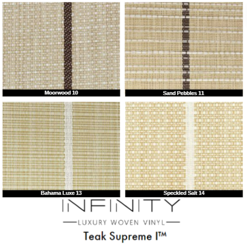 Infinity Luxury Woven Vinyl Flooring - HD Thickness - Teak Supreme I