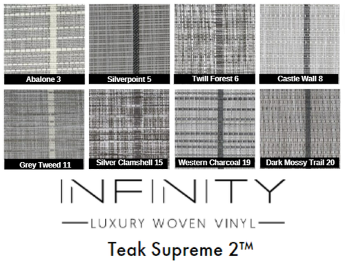 Infinity Luxury Woven Vinyl Flooring - HD Thickness - Teak Supreme II
