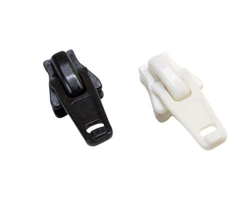 Zipper Sliders Lenzip or YKK Vislon #5 Metal or Plastic Locking - Single Pull