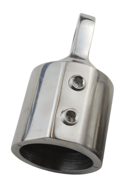 Bimini Top Outside Eye Ends Stainless Steel -Dbl Set Screws