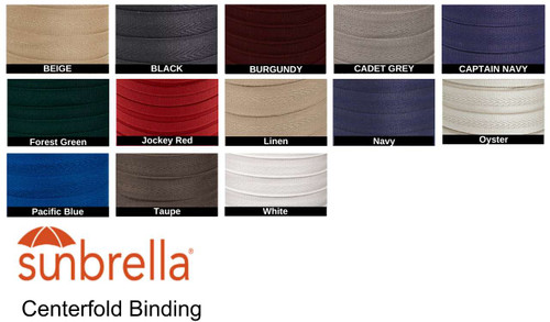 Sunbrella® Centerfold Binding - 7/8 inch - 200 yards