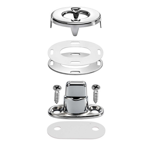 EZ-Xtend Twist-Lock Fastener 2-Hole Screw Studs - Long